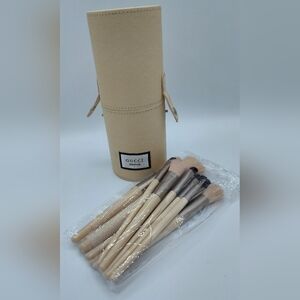 🎊BEST IN BEAUTY HOST PICK🎊GUCCI Beauty Full-Size 11pc Brush Set w/Holder NIP